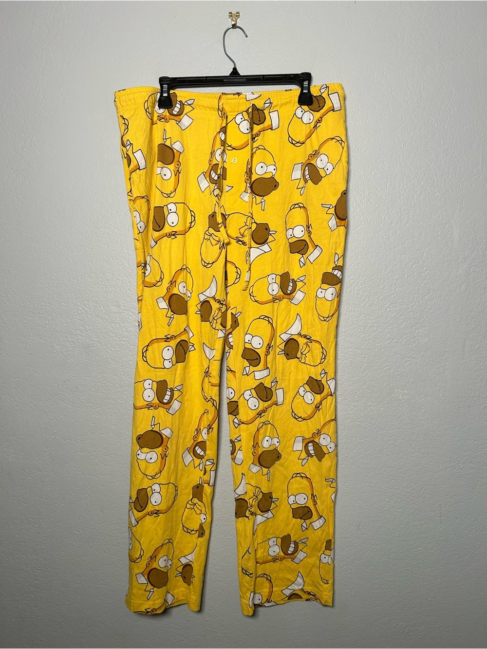 Universal Studios Exclusive Homer Simpsons Lounge Pants Pajamas size Large